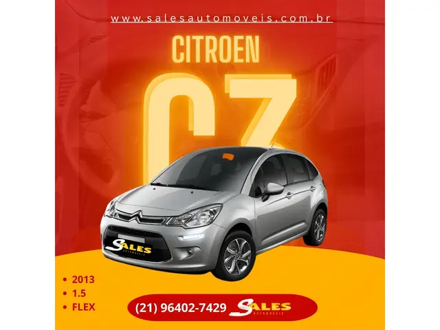 Carro Citroën C3 2013 Origine 1.5 8V (Flex)