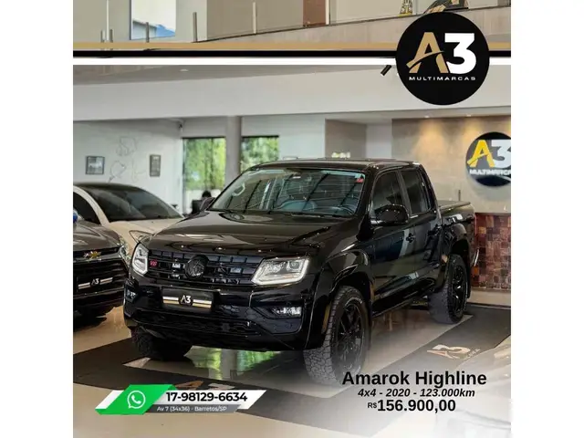 Carro Volkswagen Amarok 2020 3.0 CD 4x4 TDi Highline (Aut)