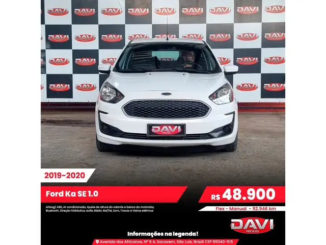 Carro Ford Ka 2020 1.0 SE (Flex)