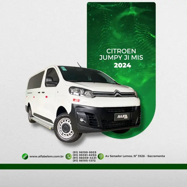 Carro Citroën Jumpy 2024 Cargo 1.5 Turbo