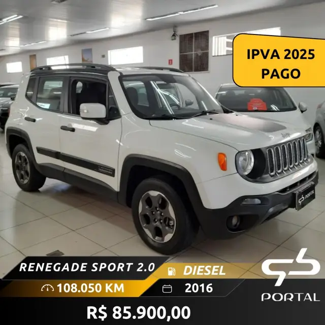 Carro Jeep Renegade 2016 Sport 2.0 TDI 4x4 (Aut)