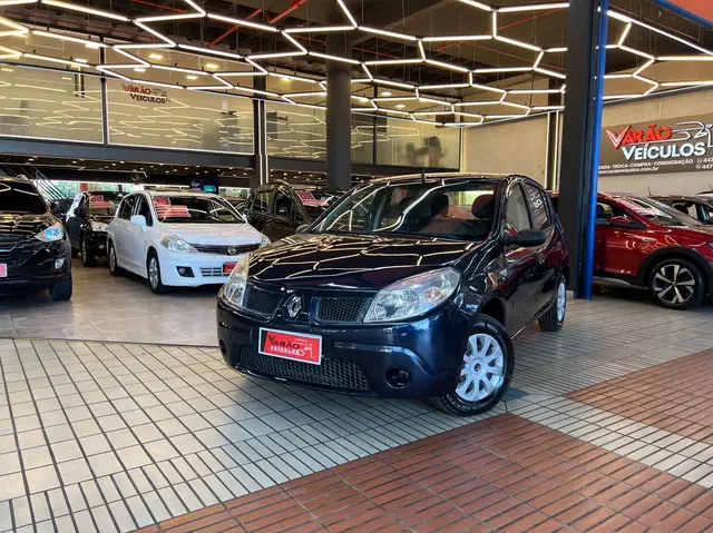 Carro Renault Sandero 2009 Authentique 1.0 16V (flex)