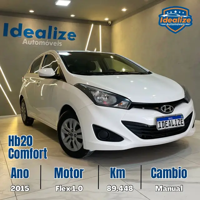 Carro Hyundai HB20 2015 1.0 Comfort (Flex)