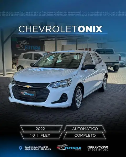 Carro Chevrolet Onix 2022 1.0 Turbo (Flex) (Aut)