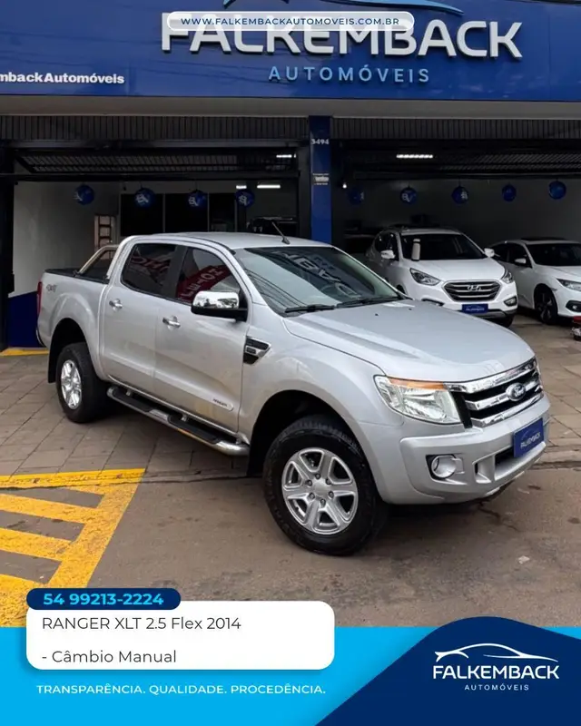 Carro Ford Ranger Cabine Dupla 2014 Ranger 2.5 Flex 4x2 CD XLT