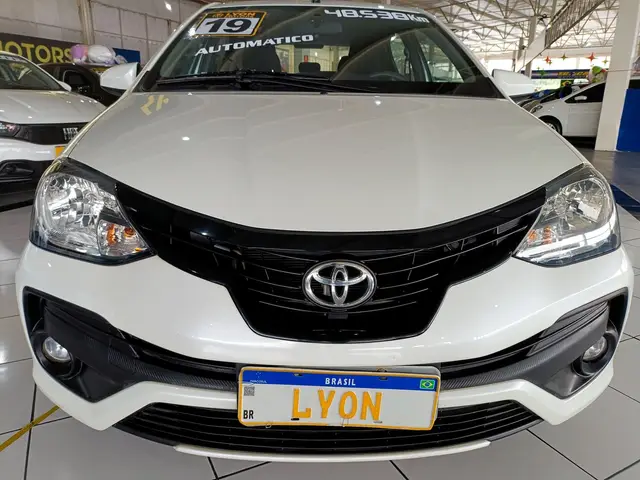 Carro Toyota Etios 2019 X 1.3 (Aut) (Flex)