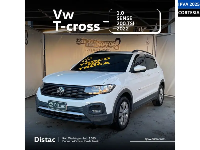 Volkswagen T-Cross 1.0 200 TSI Sense (Aut) (Flex)