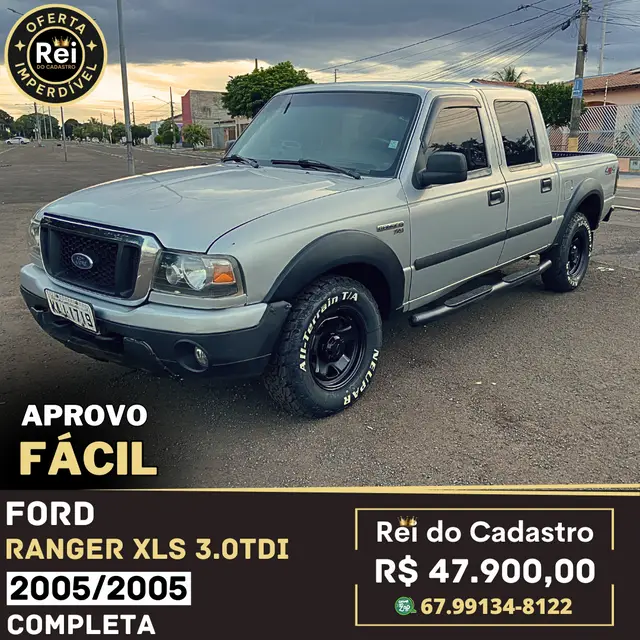 Carro Ford Ranger Cabine Dupla 2005 Ranger XLS 4x2 3.0 (Cab Dupla)