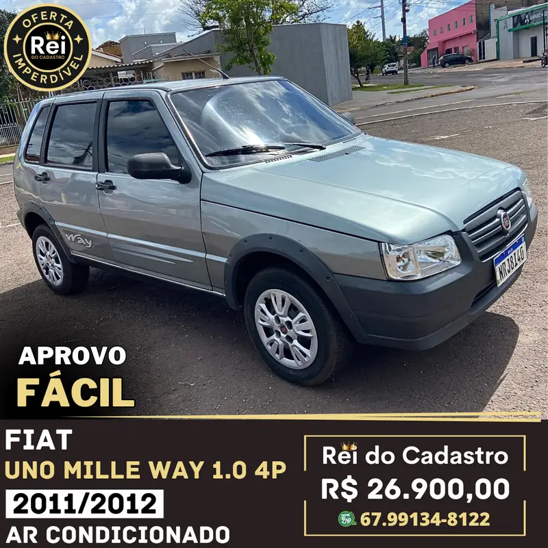 Fiat Uno Mille Fire Economy Way 1.0 (Flex) 4p