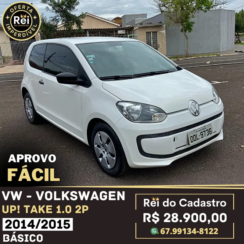 Volkswagen Up! 1.0 12v E-Flex take up! 2p