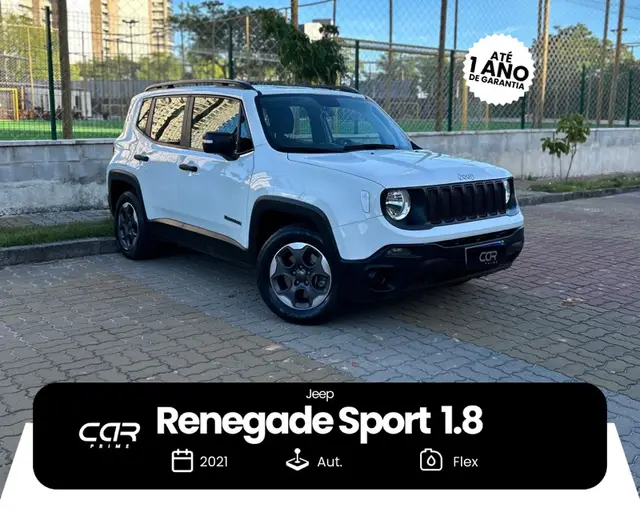 Carro Jeep Renegade 2021 1.8 4x2 (Aut) (Flex)