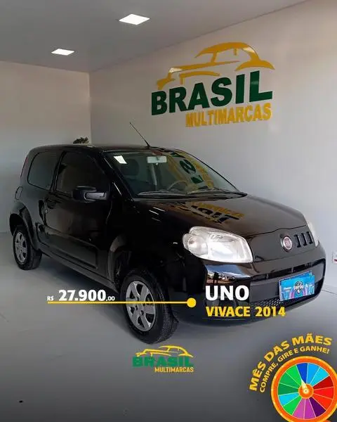 Carro Fiat Uno 2014 Vivace 1.0 8V (Flex) 2p