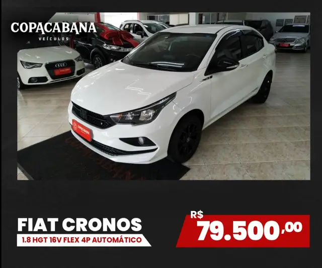 Carro Fiat Cronos 2021 1.8 16V Flex Aut.
