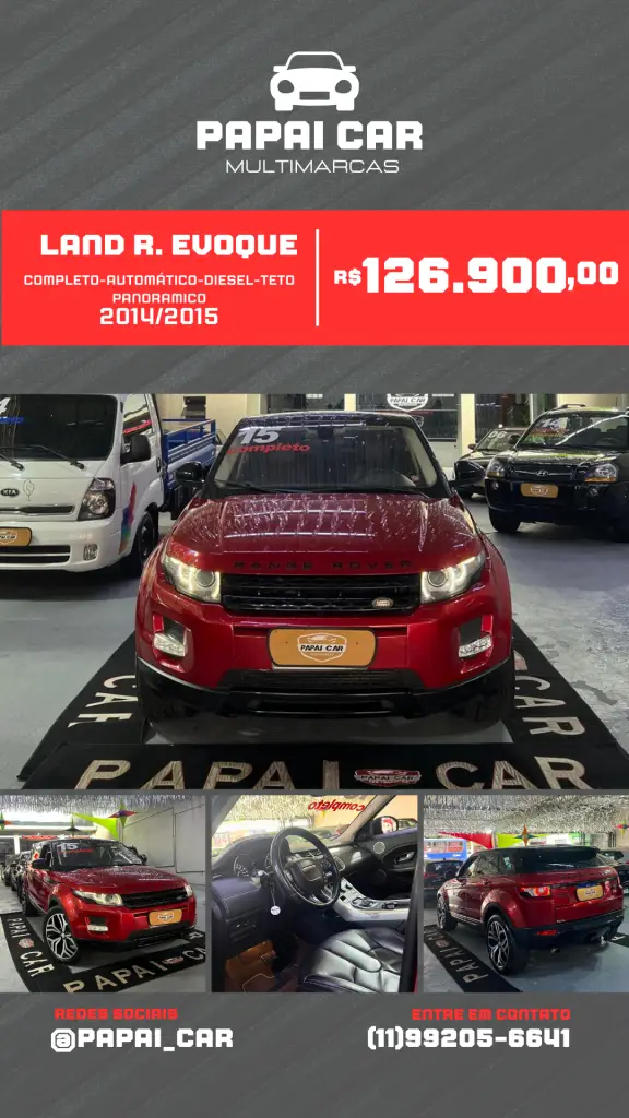 Carro Land Rover Range Rover Evoque 2015 2.2 SD4 Prestige