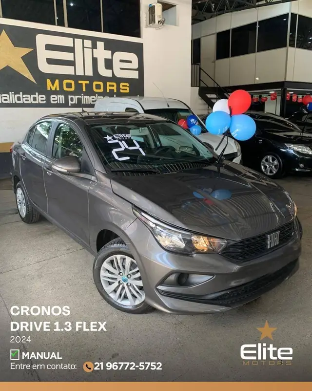 Carro Fiat Cronos 2024 Drive 1.3