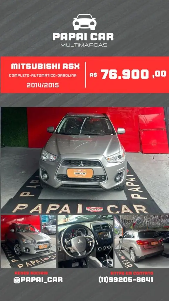 Carro Mitsubishi ASX 2015 2.0 16V CVT 4WD