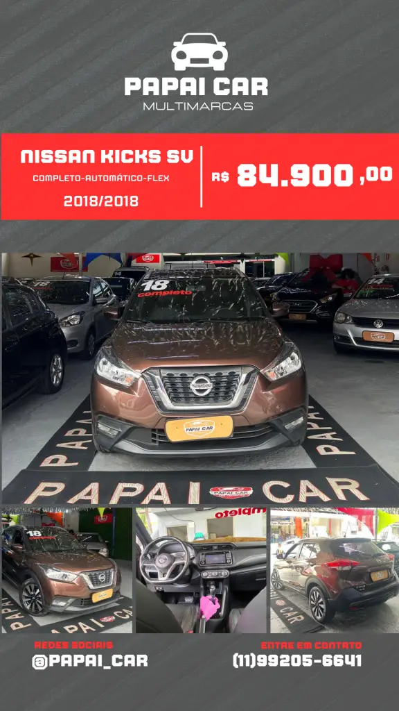 Nissan Kicks 1.6 SV CVT (Flex)