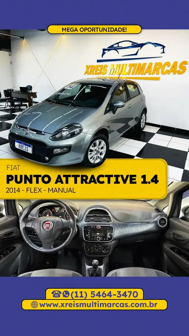 Carro Fiat Punto 2014 Attractive 1.4 (Flex)