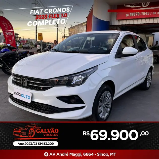 Carro Fiat Cronos 2023 Drive 1.0 (Flex) MT