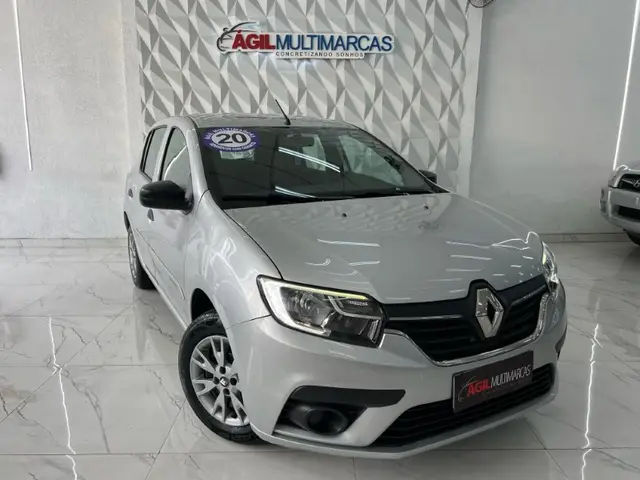Carro Renault Sandero 2020 Life 1.0 12V SCe (Flex)