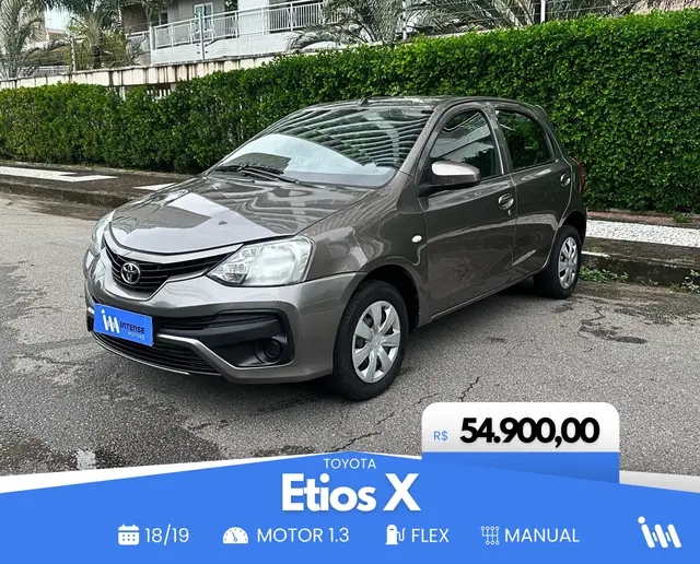 Carro Toyota Etios 2019 X Standard 1.3 (Flex)