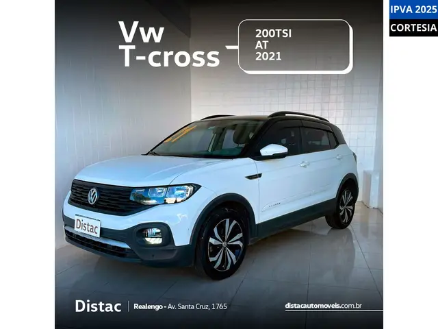 Carro Volkswagen T-Cross 2021 1.0 200 TSI Sense (Aut) (Flex)
