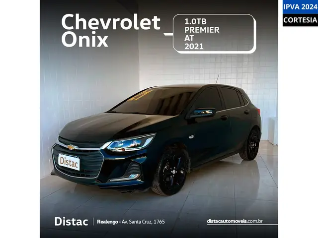 Carro Chevrolet Onix 2021 1.0 Turbo (Flex) (Aut)