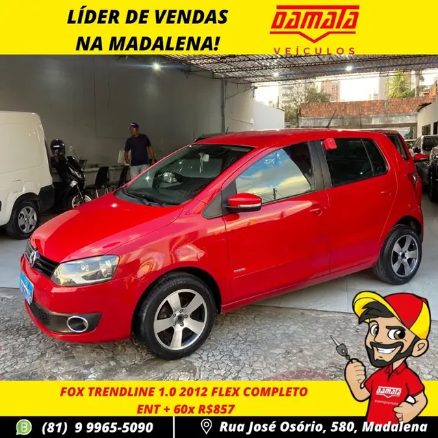 Carro Volkswagen Fox 2012 1.0 8V (Flex) 2p