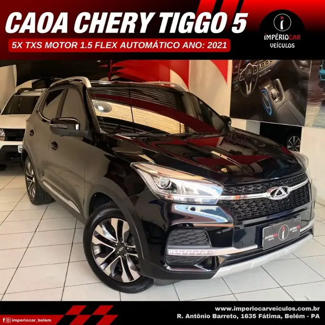 Carro CAOA Chery Tiggo 5X 2021 1.5 TXS Turbo Flex (Aut)