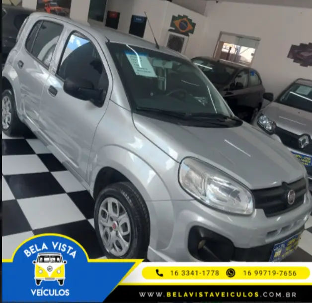Carro Fiat Uno 2017 Attractive 1.0 (Flex) 4p