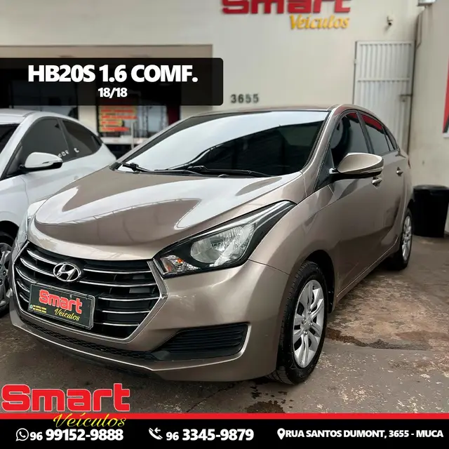 Carro Hyundai HB20S 2018 1.6 Comfort Plus (Flex)