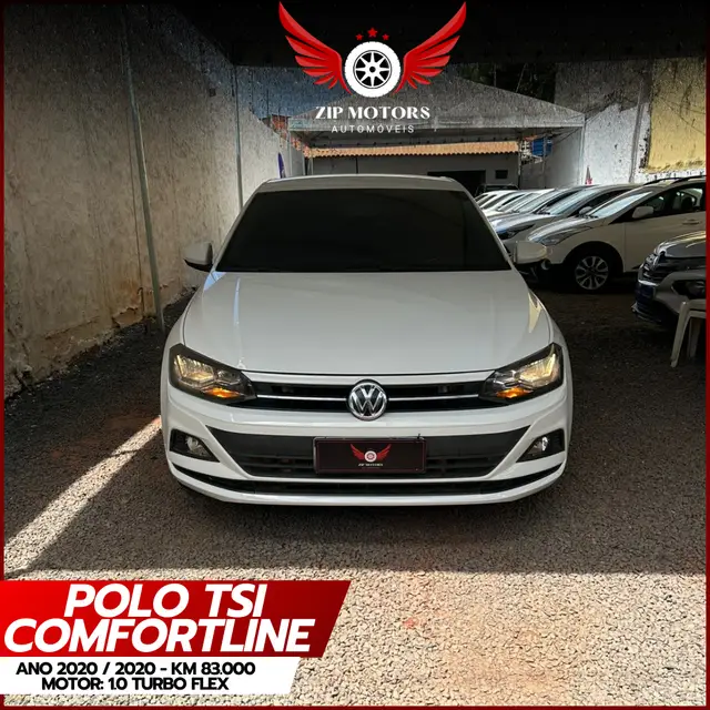 Carro Volkswagen Polo 2020 1.0 200 TSI Comfortline (Aut) (Flex)