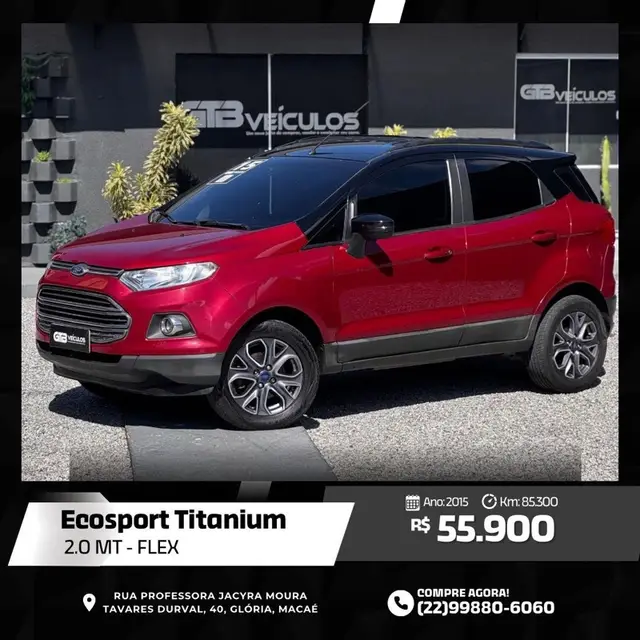 Carro Ford EcoSport 2015 Ecosport Titanium 2.0 16V Powershift (Flex)