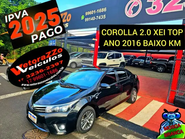 Carro Toyota Corolla 2016 2.0 XEi Multi-Drive S (Flex)