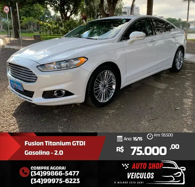 Carro Ford Fusion 2015 2.0 EcoBoost Titanium FWD (Aut)