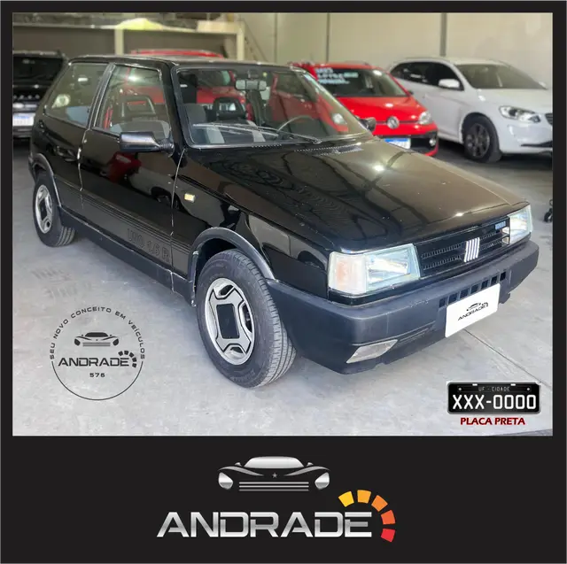Carro Fiat Uno Mille 1991 Uno 1.6 R