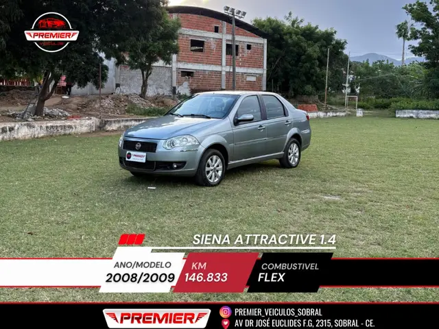Carro Fiat Siena 2009 ELX 1.4 8V (Flex)