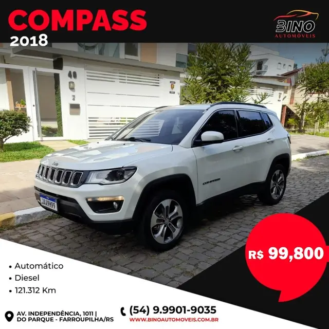 Carro Jeep Compass 2018 2.0 TDI Trailhawk 4WD (Aut)