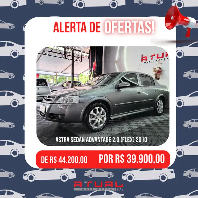 Carro Chevrolet Astra Sedan 2010 Advantage 2.0 (Flex)