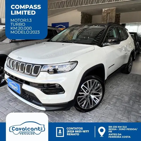 Carro Jeep Compass 2023 Limited 1.3 T270 (Aut) (Flex)