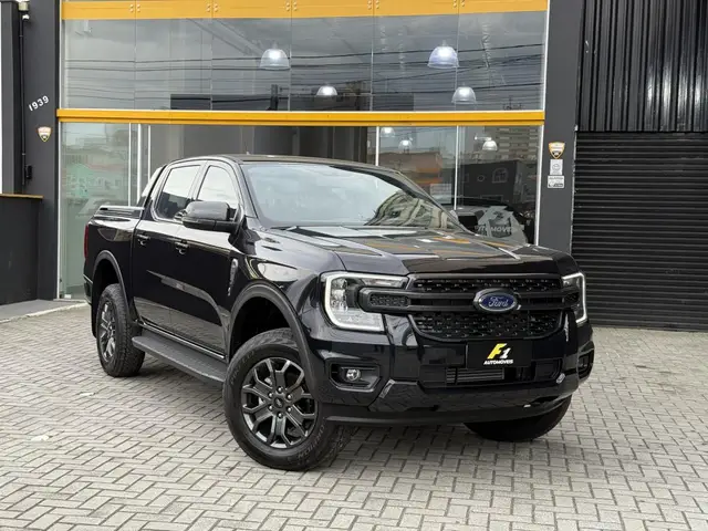 Carro Ford Ranger Cabine Dupla 2025 Black 2.0 Turbodiesel 4x2 (Aut.)
