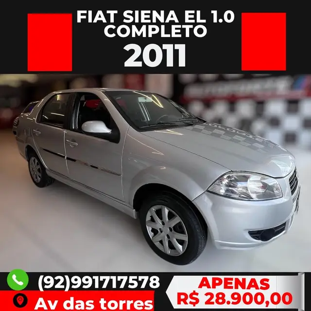 Carro Fiat Siena 2011 Celebration Fire 1.0 8V (Flex)