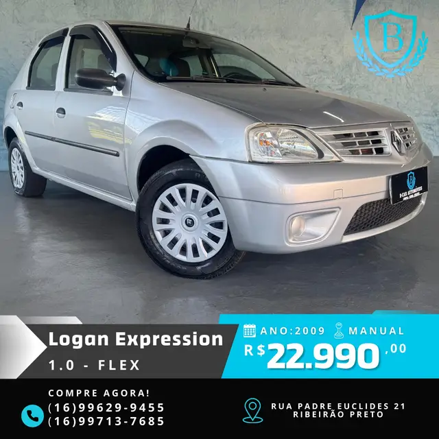 Carro Renault Logan 2009 Up 1.0 16V (flex)