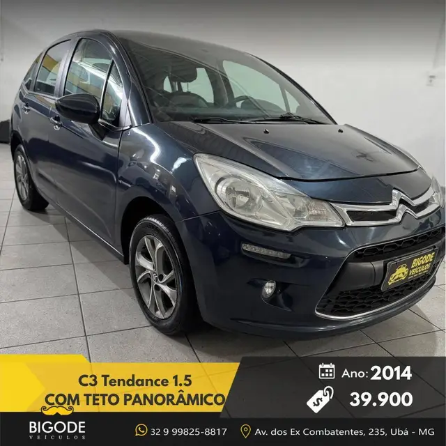 Carro Citroën C3 2014 Tendance 1.5 8V (Flex)