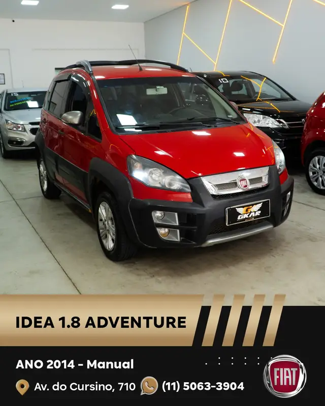 Carro Fiat Idea 2012 Adventure 1.8 16V E.TorQ (Flex)