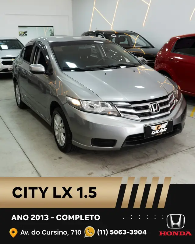 Carro Honda City 2013 LX 1.5 CVT (Flex)