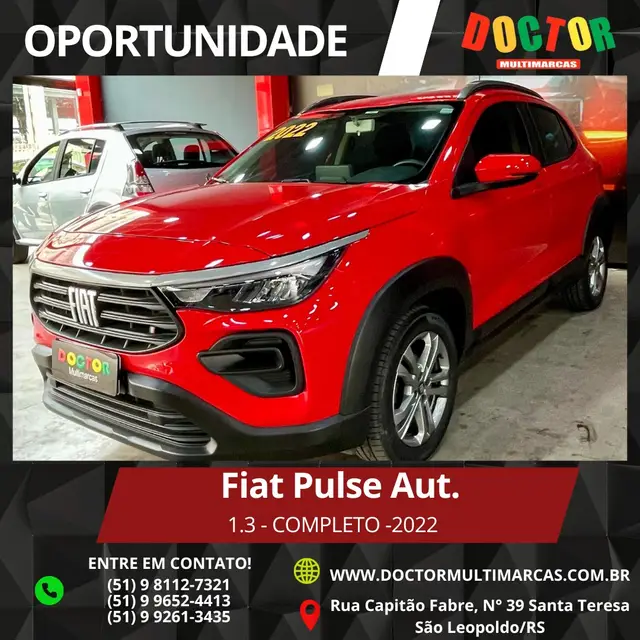 Carro Fiat Pulse 2022 Drive 1.3 (flex) (aut)