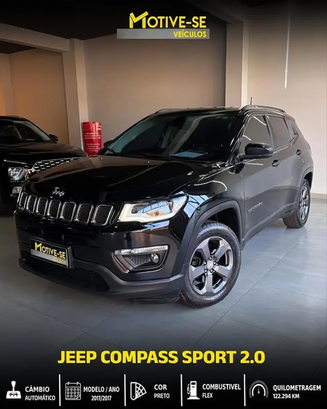 Carro Jeep Compass 2017 2.0 Sport 4x2 (Aut) (Flex)