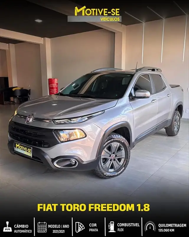 Carro Fiat Toro 2021 Freedom 1.8 AT6 4x2 (Flex)