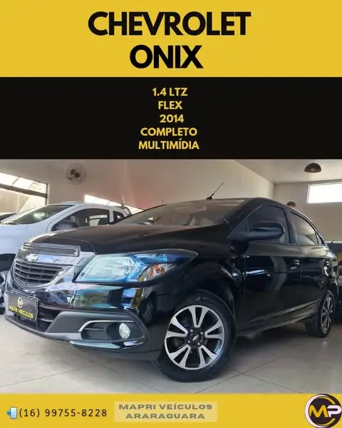 Carro Chevrolet Onix 2014 HATCH LTZ 1.4 8V FlexPower 5p Mec.